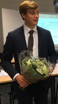 Jacob Veerhuis krijgt tien voor afstudeeronderzoek bij Blokker